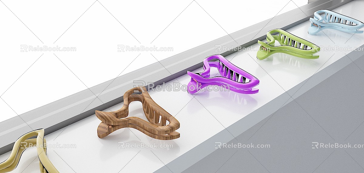 Hair clip 3d model