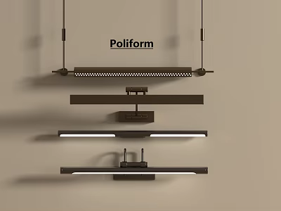 Modern Wall Lamp Modern Strip Wall Lamp One-word Wall Lamp Strip Wall Lamp Mirror Front Wall 3d model
