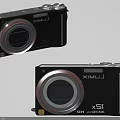 LUMIX Two Black Digital Cameras Compact Design with x5i Lens and DMC-GH Series