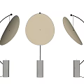 Modern table lamp 3d model