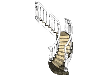 Jane Europe revolving staircase 3d model