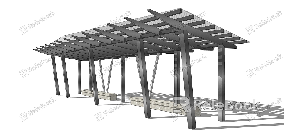 Modern gallery structure model