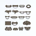 Assorted Decorative Furniture Handles With Various Vintage Modern Design And Different Shapes