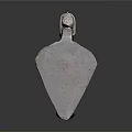 Rustic Agricultural Equipment Hand Hoe with Metal Blade and Wooden Handle