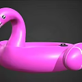 Pink Flamingo Shaped Inflatable Swimming Ring with Safe Design for Summer Water Activities