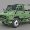 NJ2046 IVECO military off-road vehicle military truck military transporter 3d model