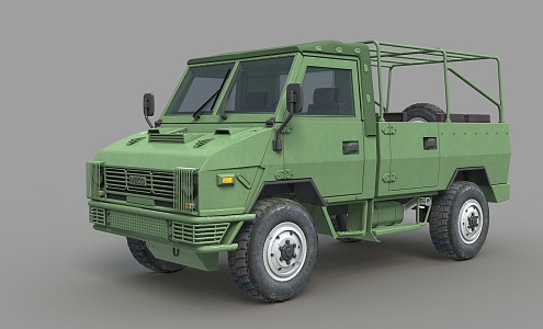 NJ2046 IVECO military off-road vehicle military truck military transporter 3d model