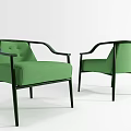Modern Fabric Upholstered Armchairs In Pink Blue Green With Sleek Design