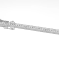 Industrial testing tools vernier caliper modeling 1020 3d model