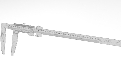 Industrial testing tools vernier caliper modeling 1020 3d model