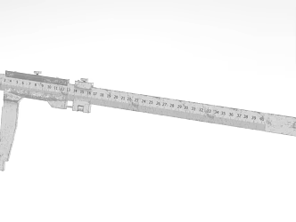 Industrial testing tools vernier caliper modeling 1020 3d model
