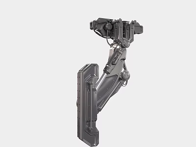 Advanced Robotic Arm As Industrial Smart Machine With Mechanical Joints And Metal Structure 3d model