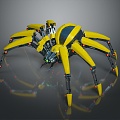 Machine Spider Spider Mechanical Spider Mecha Spider Science Fiction Spider Cyberpunk Spider Cyberpunk Spider 3d model