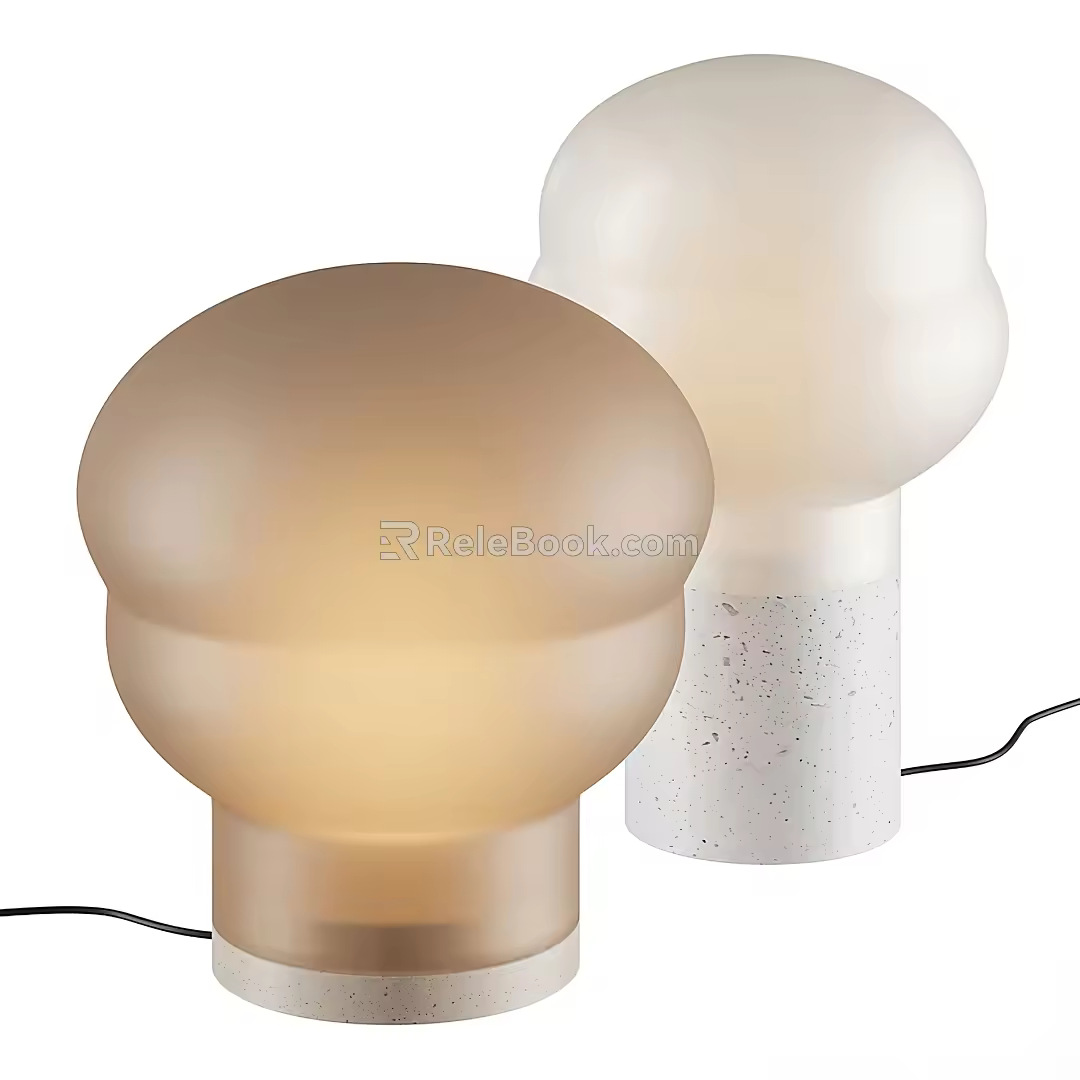 Modern table lamp 3d model
