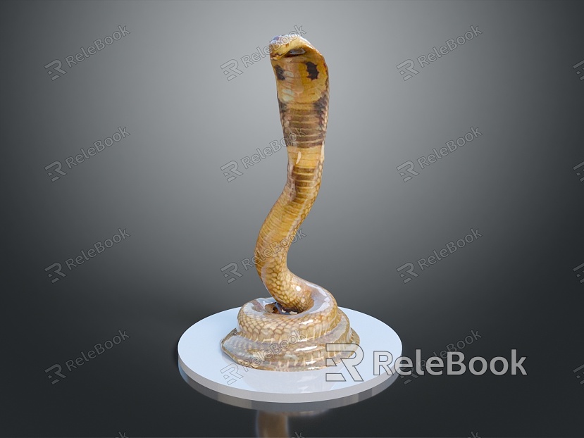 snake cobra venomous snake python reptile cold-blooded animal reptile reptile model