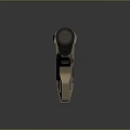 Tactical Weapon Grip With Beige And Black Ergonomic Structured Surface Design 3d model
