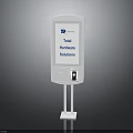 Total Healthcare Solutions White Sanitizing Device With Stand For Medical Facilities