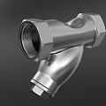 Durable Industrial Stainless Steel Pipe Fitting With Hexagonal Threaded Connections