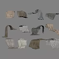 Soft Cozy Bedding Collection With Various Neutral Tones And Stylish Throws
