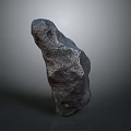 Natural Gray Stone With Rough Surface Texture And Solid Structure For Decor