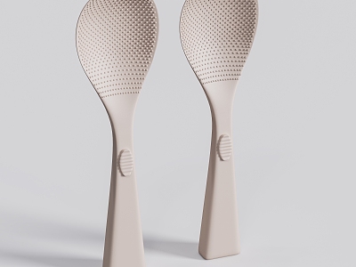 rice spoon 3d model