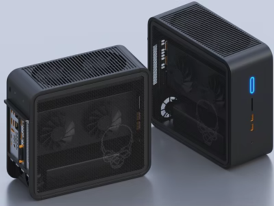 Modern Host Computer Host 3d model