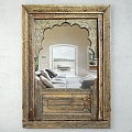 Modern Mirror East Arabia Mediterranean India Morocco 3d model