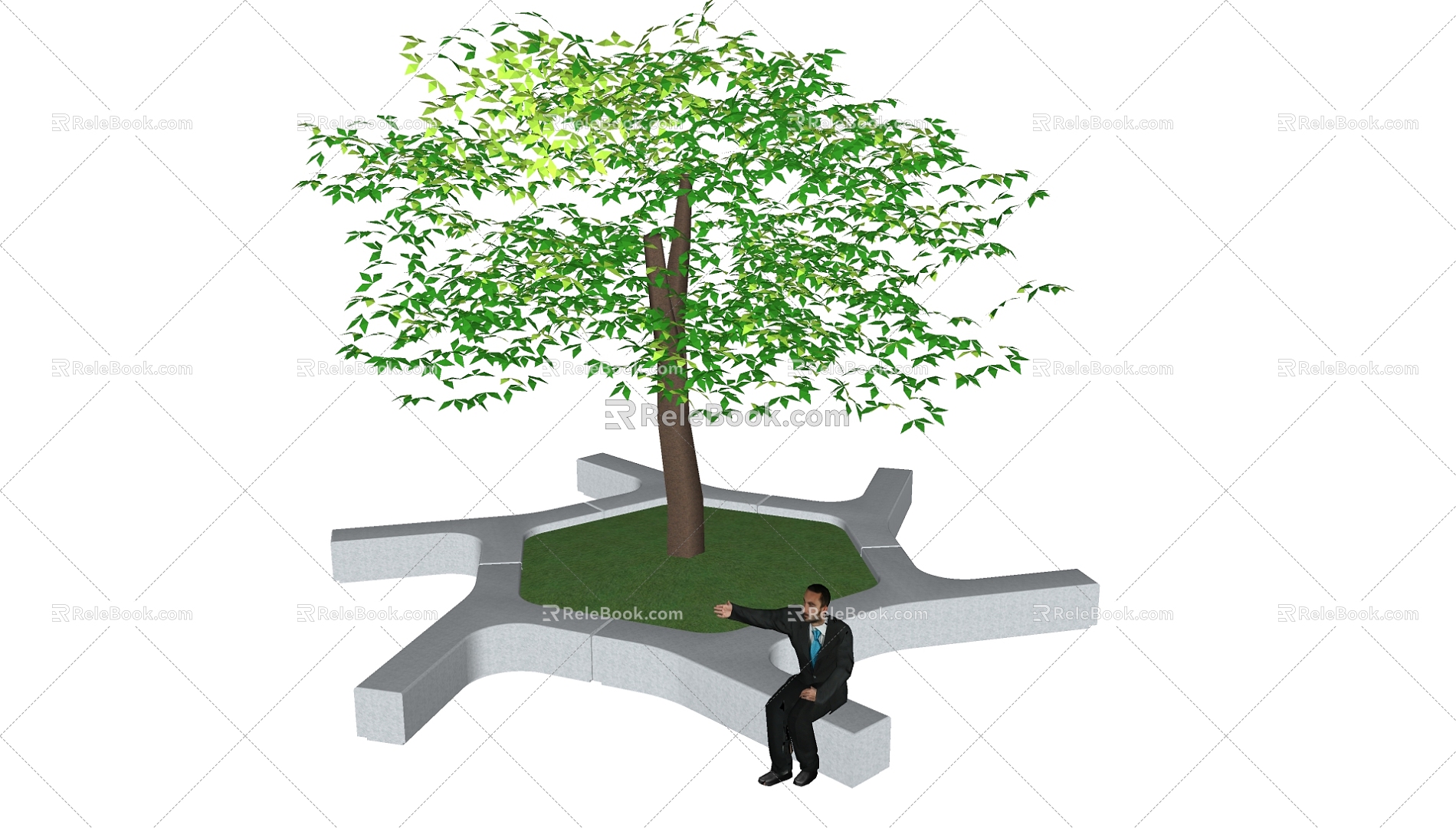 Tree Pool 3d model