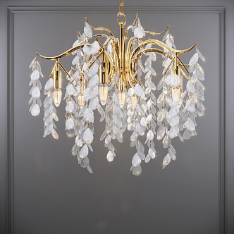 Light Luxury Crystal Chandelier Creative Crystal Chandelier 3d model