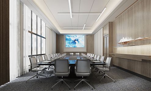 Modern Meeting Room Meeting Room 3d model