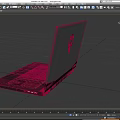 Notebook Alien Laptop Computer Game Book Portable Computer Business Book Tablet Computer Super Realistic High Precision Video Level 3d model