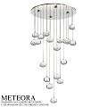 Modern chandelier cascade lamp meteora imperiumloft 3d model