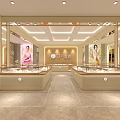 Shanghai Yayi Jewelry Storefront With Glass Doors Display Windows And Elegant Lighting