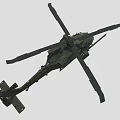 Military Green Helicopter Featuring Rotors Fuselage And Military Equipment Design