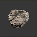 Natural Pink Stone With Wood Like Textures And Irregular Shape
