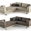 Multiplayer Sofa Corner Sofa Module Sofa 3d model