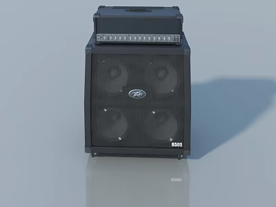 BOSE 802II Black Speaker System With Four Woofer And Control Panel 3d model
