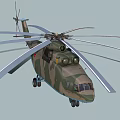 Largest Heaviest Mi-26 Transport Helicopter Russian Mil Designed for Military and Civil Use