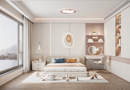 Modern Children's Room 3d model