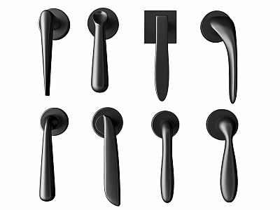 Modern Door Handle 3d model Modern Door Handle 3d model