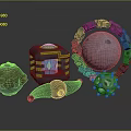 Sci-fi Items Sci-fi Components High-tech Components Sci-fi Equipment Sci-fi Scene Sci-fi Environment Game Scene 3d model