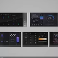 Smart Switch Panels With Touch Screen Multiple Control Interfaces Temperature And Time Display Functions