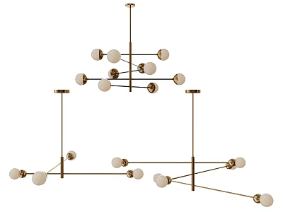 Modern Chandelier Art Chandelier Spherical Chandelier 3d model