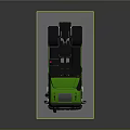 Green Volvo Truck With Modern Cab Sleek Design And Shiny Body