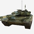 Russian T90A main battle tank 3d model