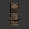 Military Armored Tank With Camouflage Design Mounted Weapon System And Heavy Tracks