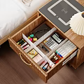 Neatly Organized Office Drawer Storage With Stationery Supplies And Dividers