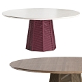 Modern Potocco dining table 3d model