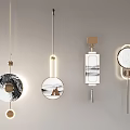 Stylish Modern Wall Lamps with Diverse Designs Metal Frames and Artistic Patterns for Interior Decoration