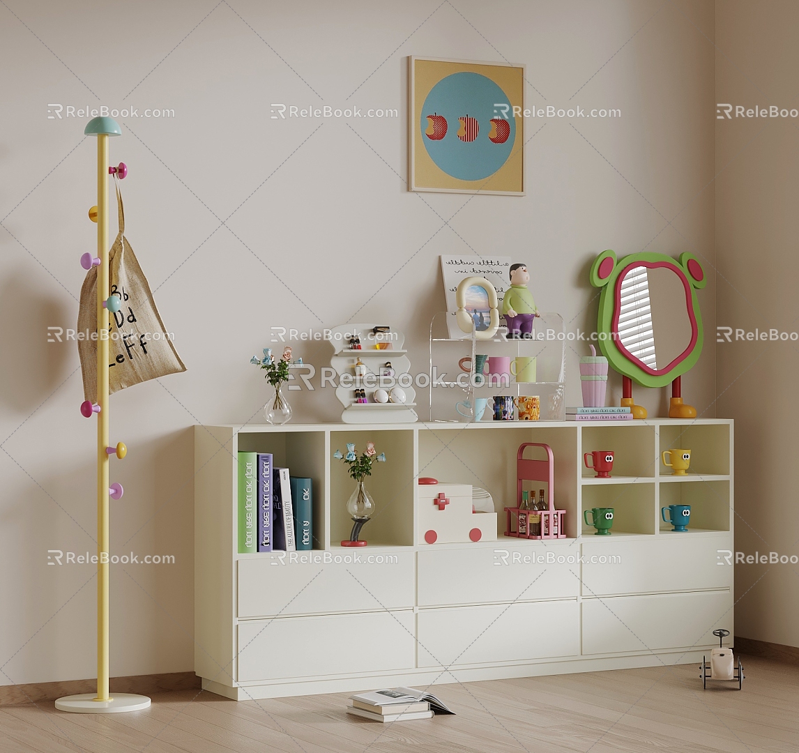 05 Storage Cabinet Dopamine Storage Cabinet Dopamine Hanger 3d model